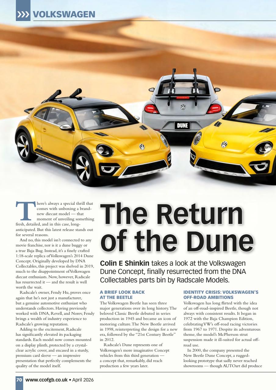 Diecast Collector Preview Pages