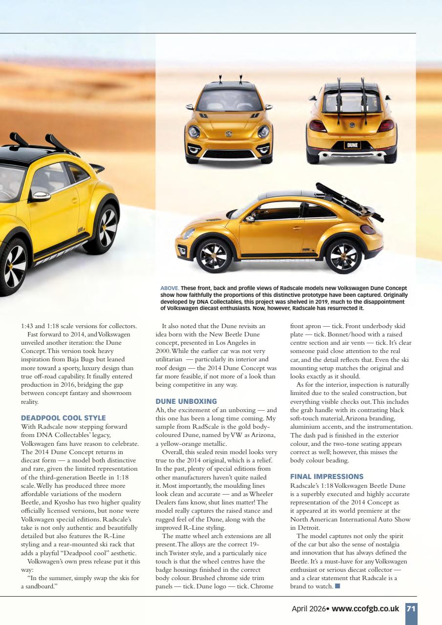 Diecast Collector Preview Pages