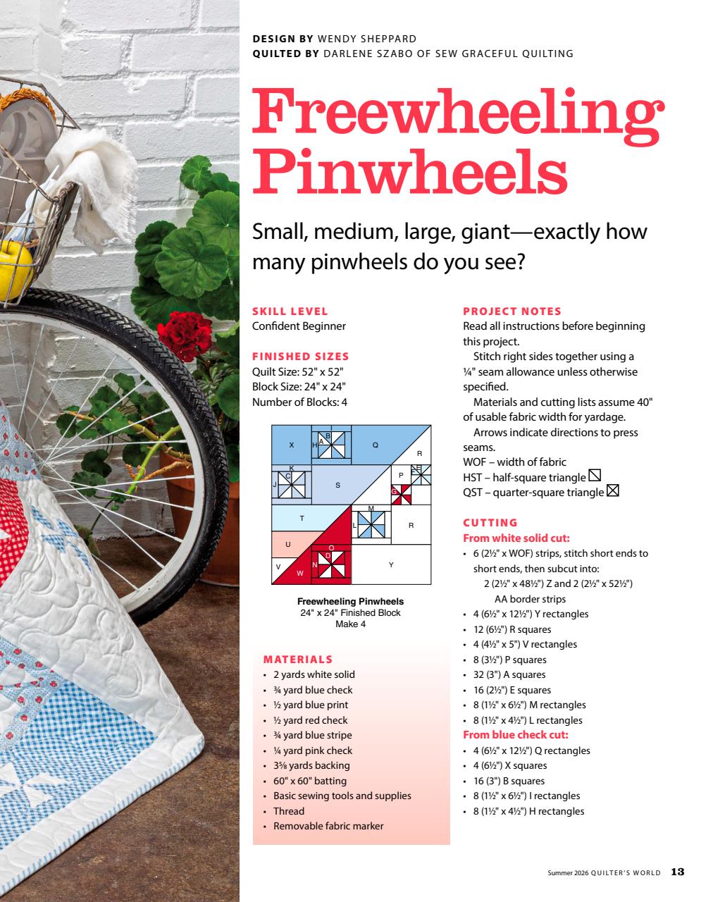 Quilter's World Preview Pages