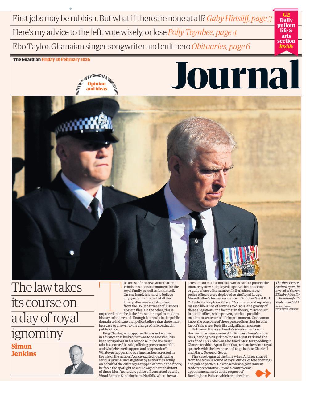 The Guardian Newspaper Preview Pages