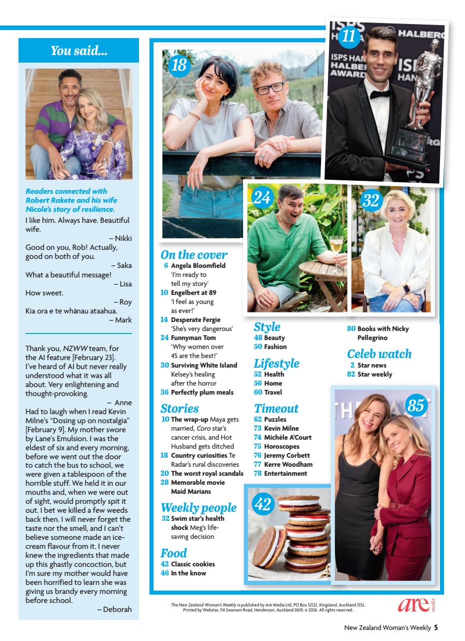 NZ Woman's Weekly Preview Pages
