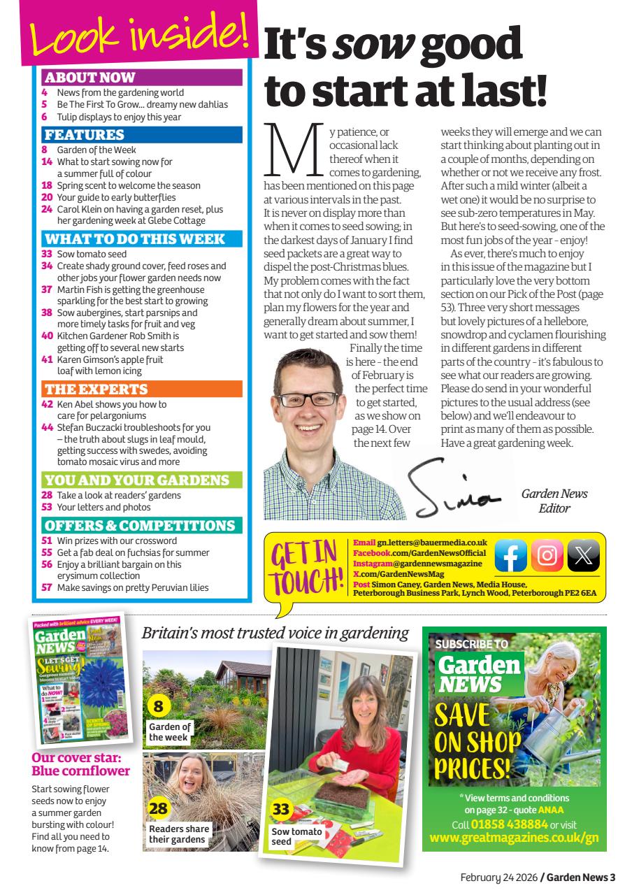 Garden News Preview Pages