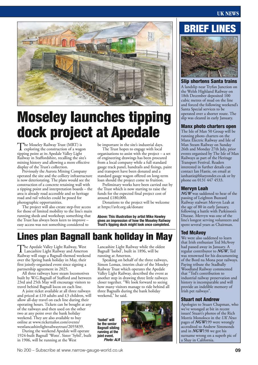 Narrow Gauge World Preview Pages