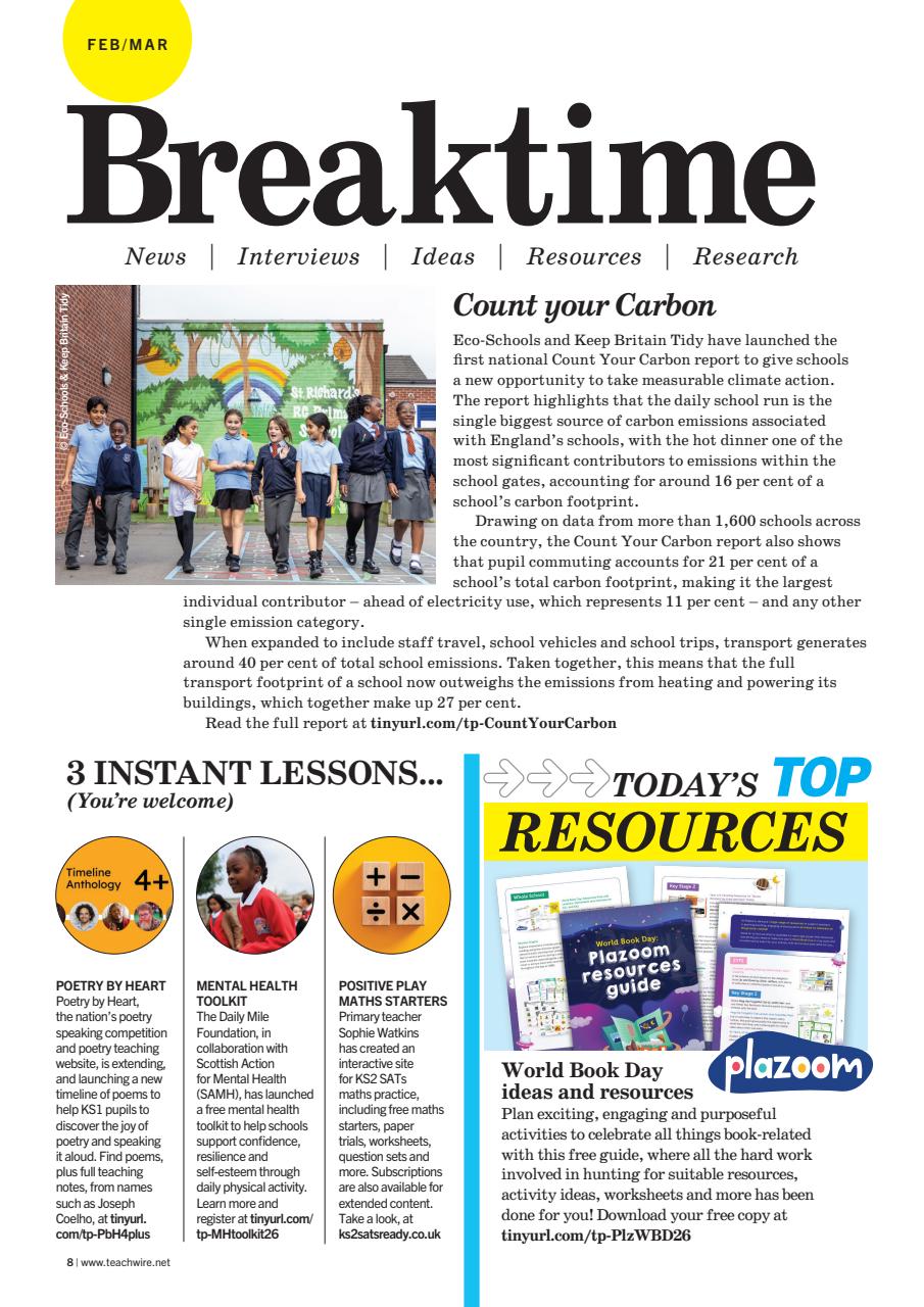 Teach Primary Preview Pages