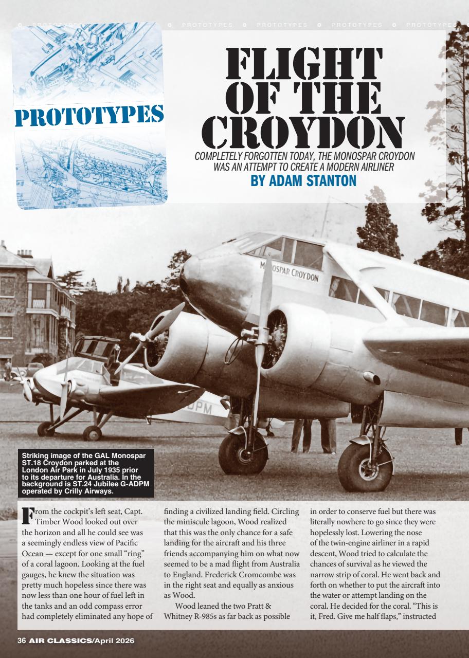 Air Classics - Where History Flies Preview Pages