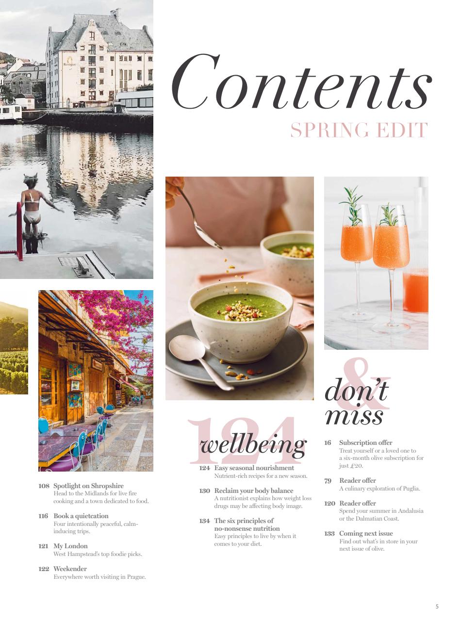 Olive Magazine Preview Pages