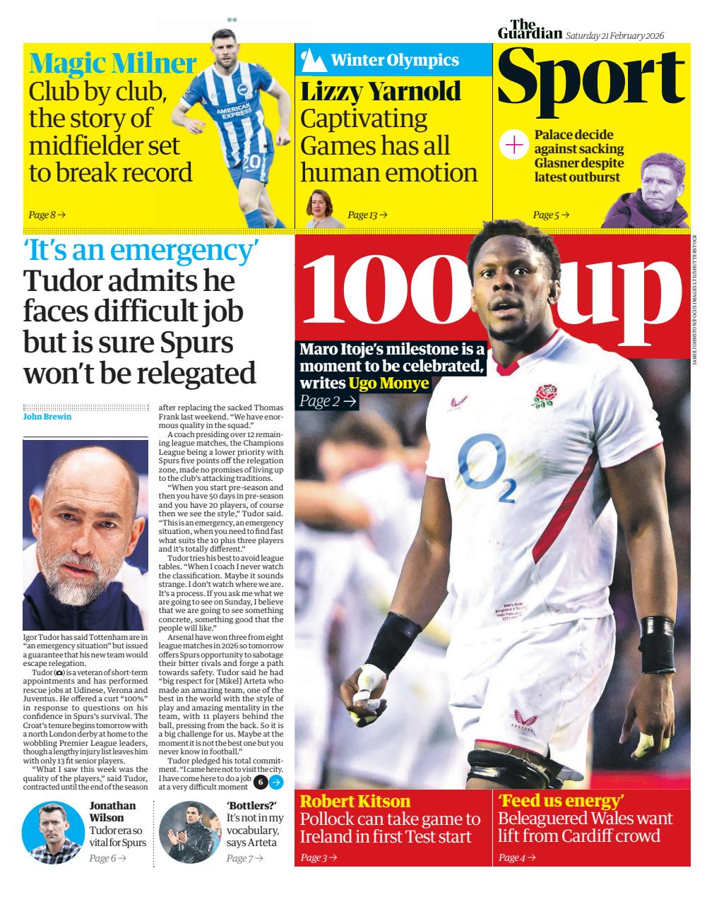 The Guardian Newspaper Preview Pages