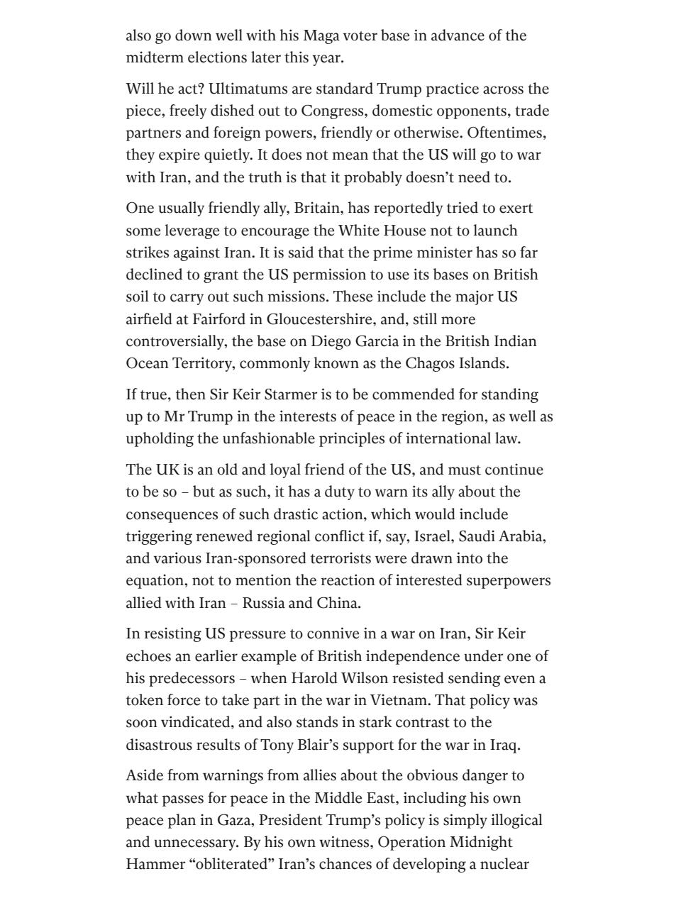 The Independent Daily Edition Newspaper Preview Pages