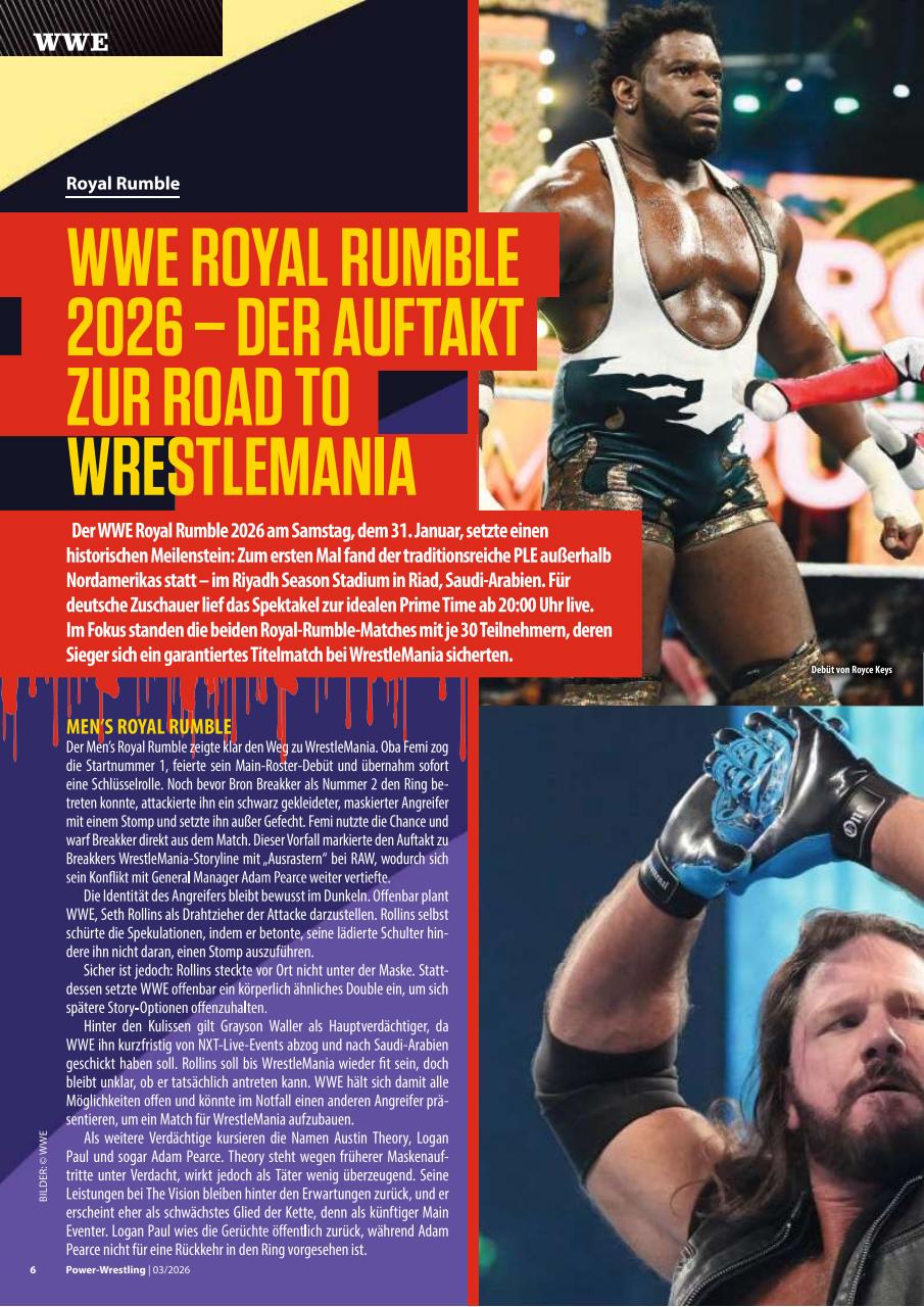 Power-Wrestling Preview Pages
