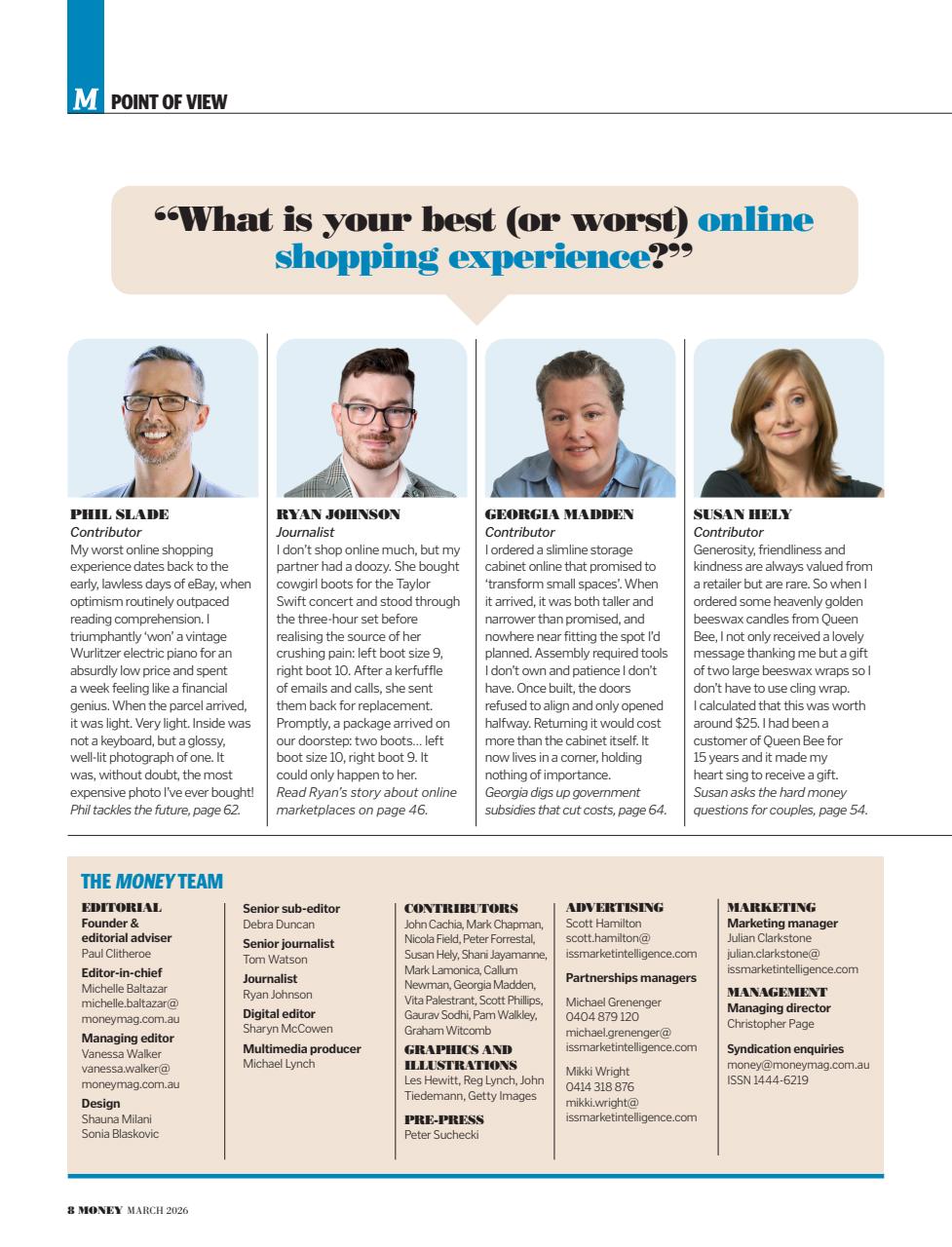 Money Magazine Preview Pages