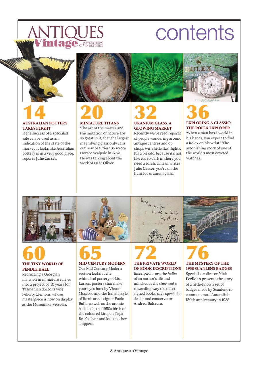 Antiques to Vintage Preview Pages