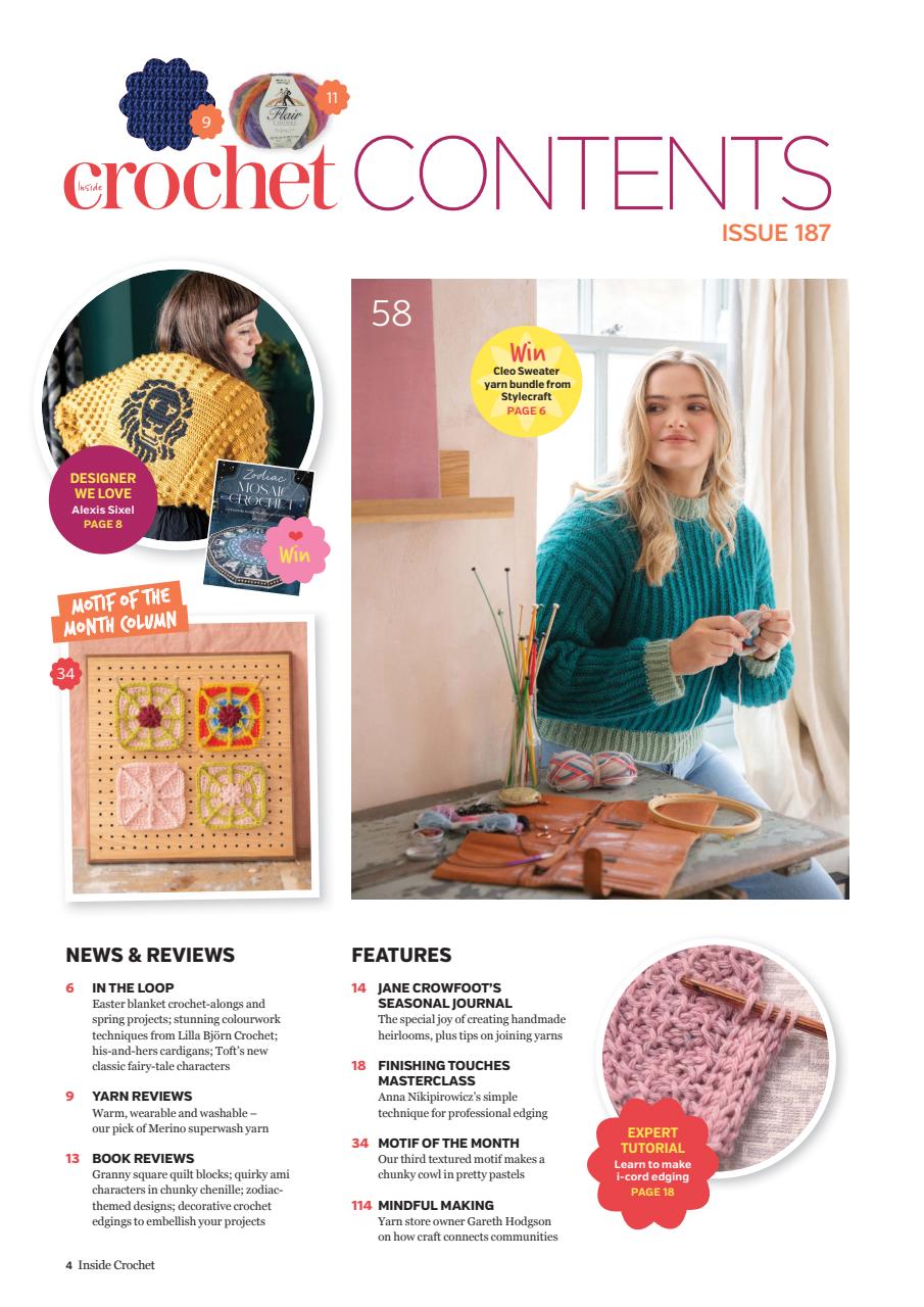 Inside Crochet Preview Pages
