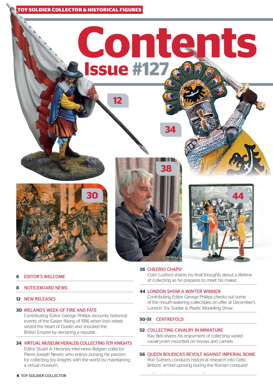Toy Soldier Collector and Historical Figures Preview Pages