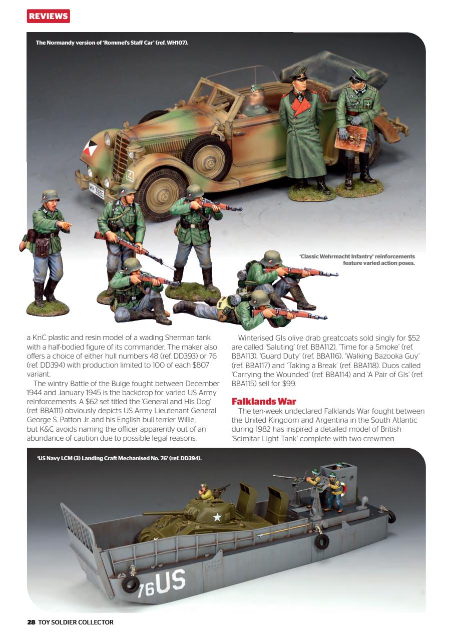 Toy Soldier Collector and Historical Figures Preview Pages