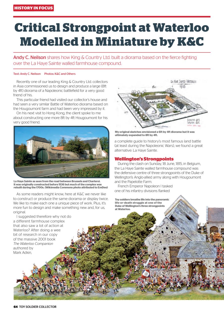 Toy Soldier Collector and Historical Figures Preview Pages