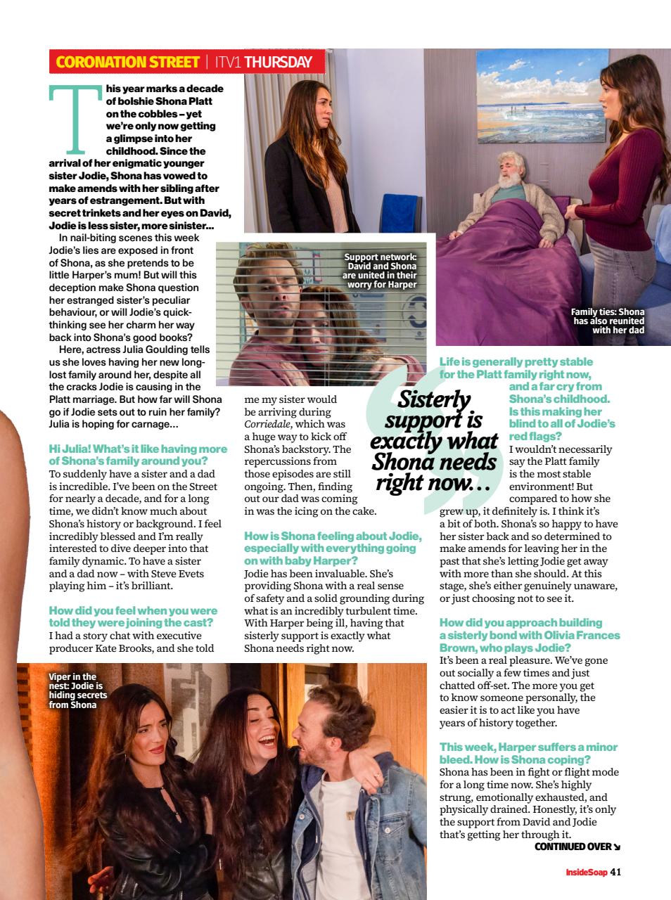 Inside Soap Preview Pages