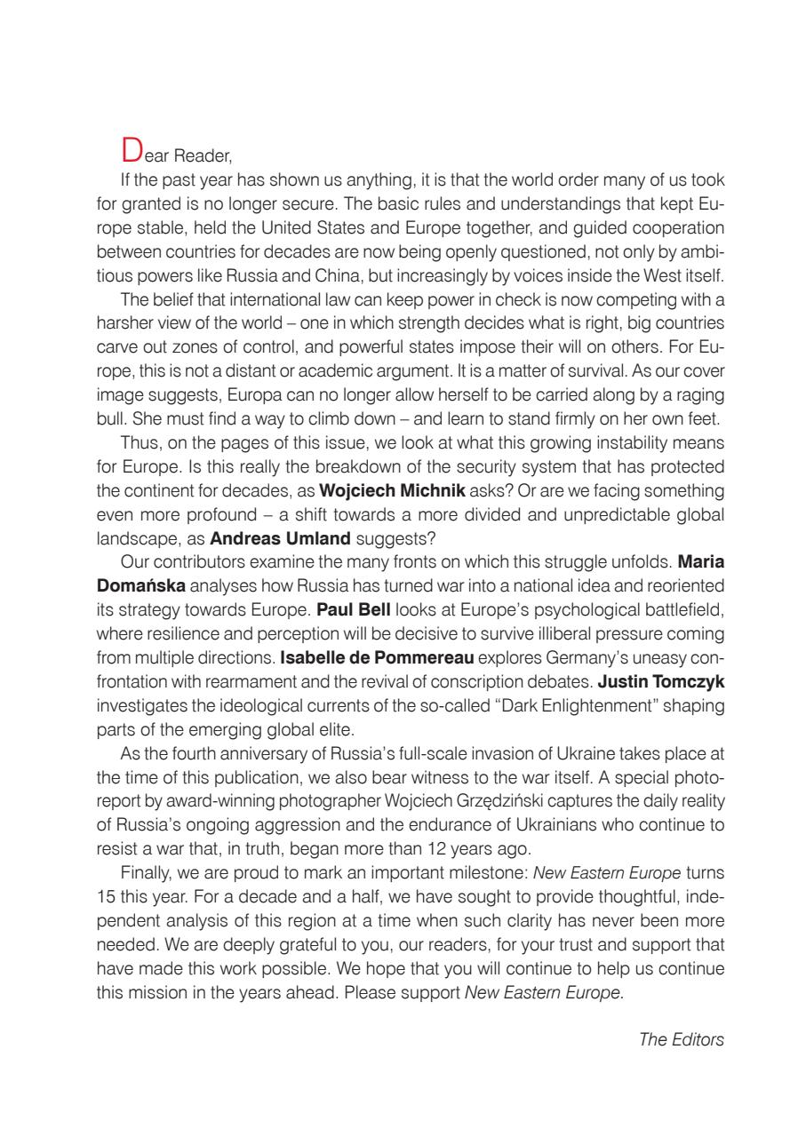 New Eastern Europe Preview Pages