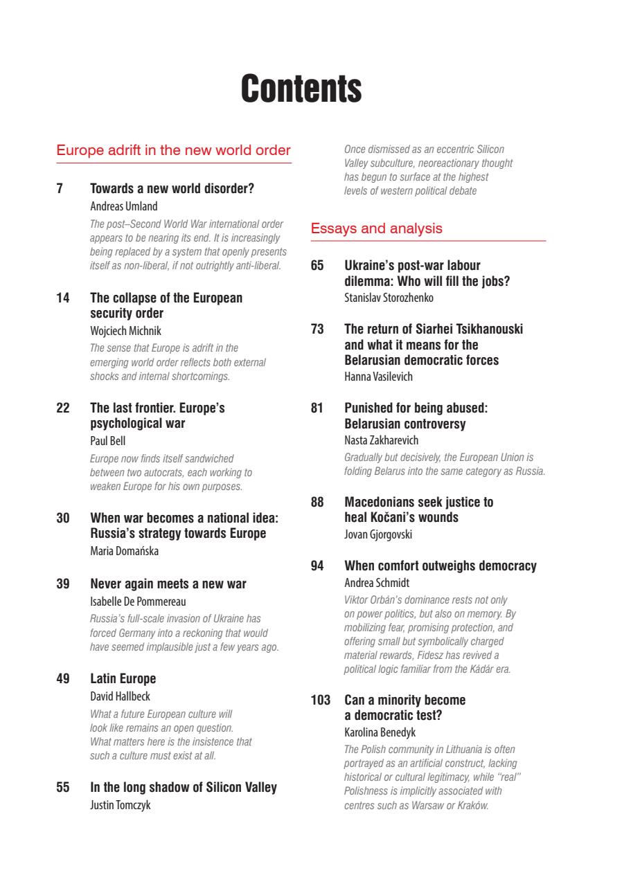 New Eastern Europe Preview Pages