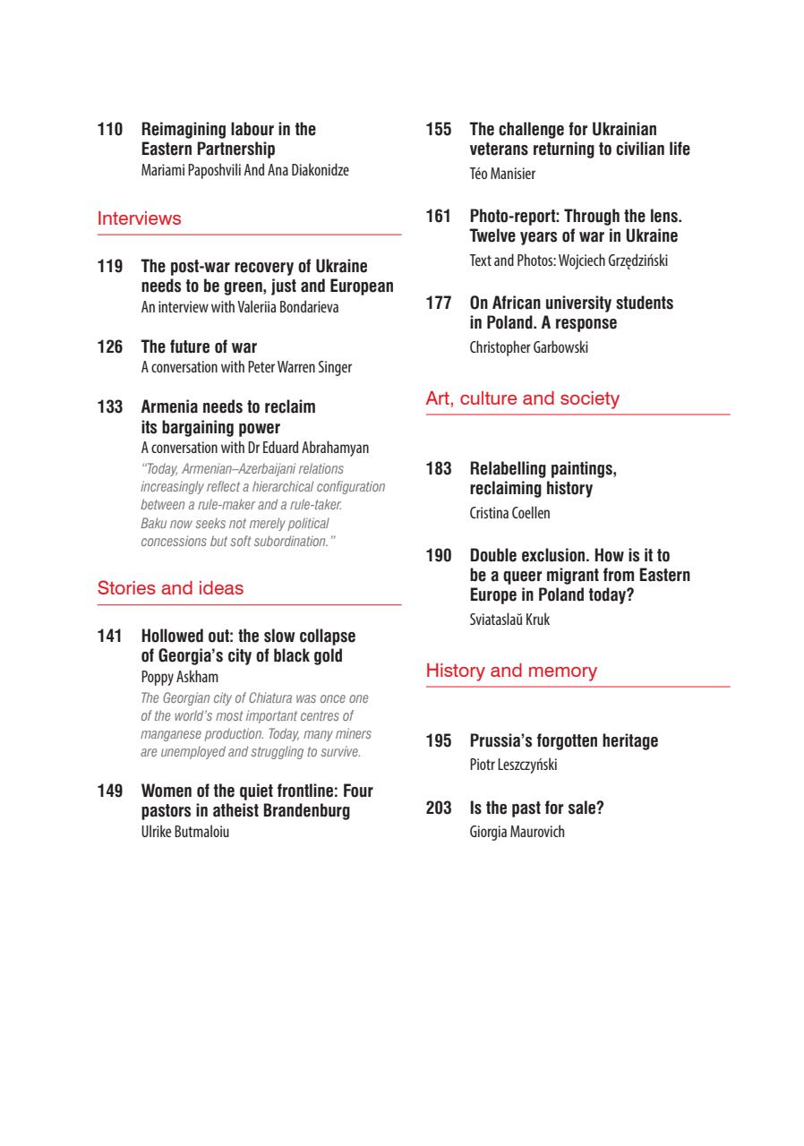 New Eastern Europe Preview Pages