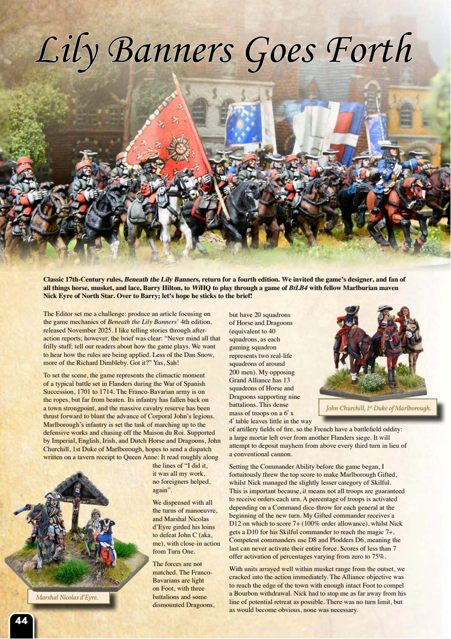 Wargames Illustrated Preview Pages