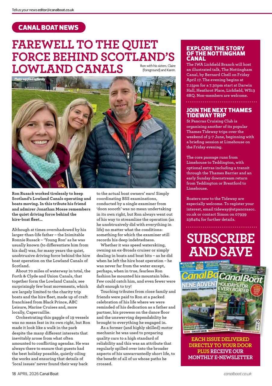 Canal Boat Preview Pages