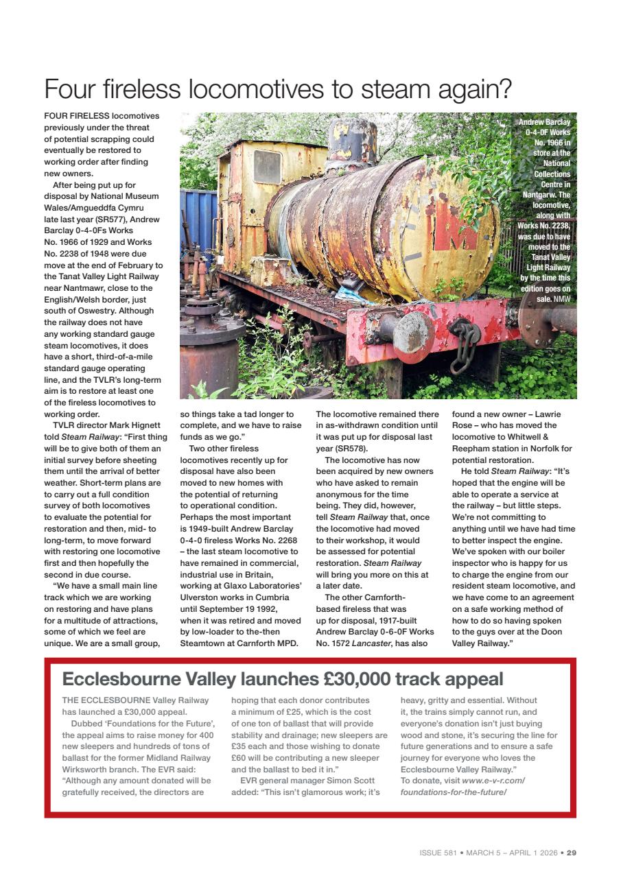 Steam Railway Preview Pages