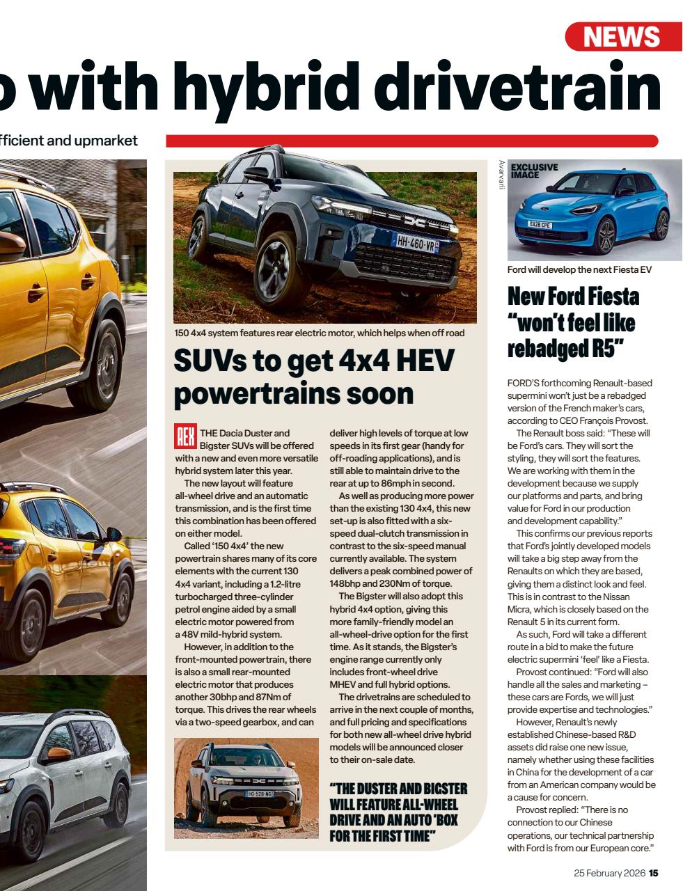 Auto Express Preview Pages