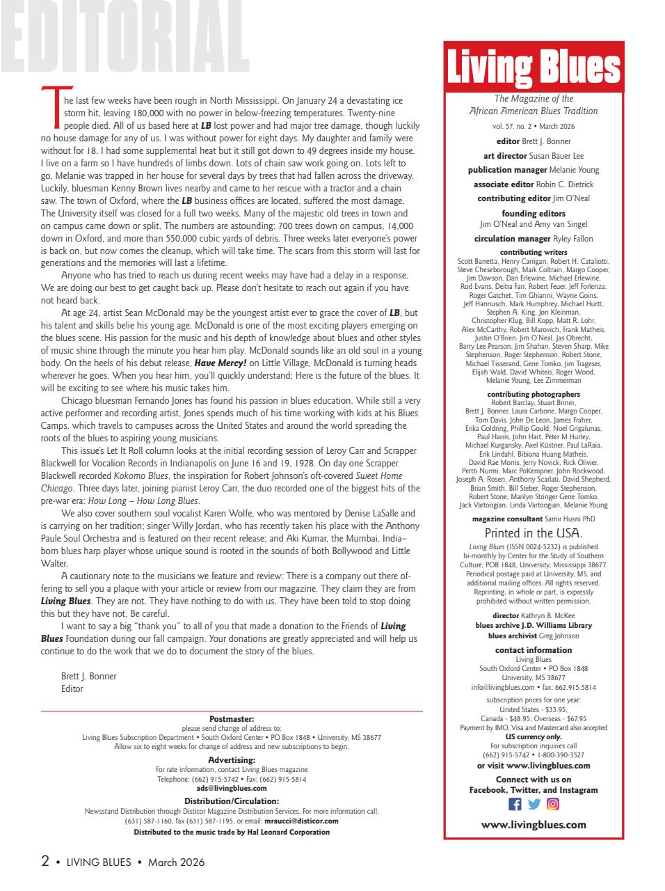 Living Blues Preview Pages