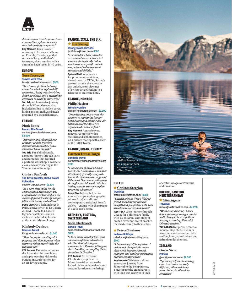 Travel + Leisure Preview Pages