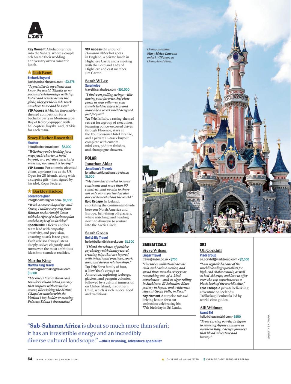 Travel + Leisure Preview Pages