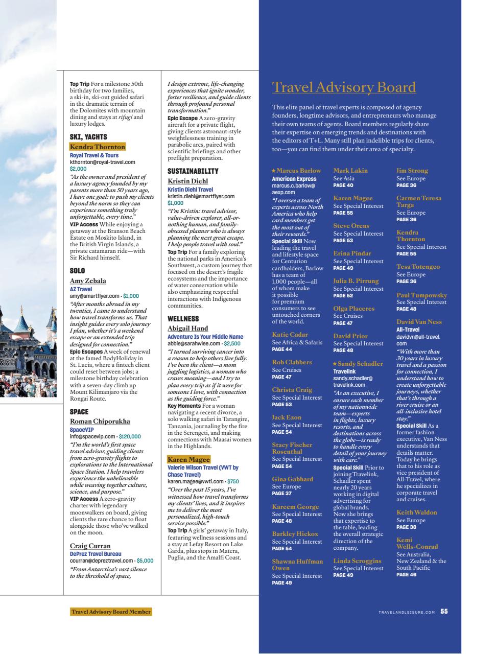 Travel + Leisure Preview Pages