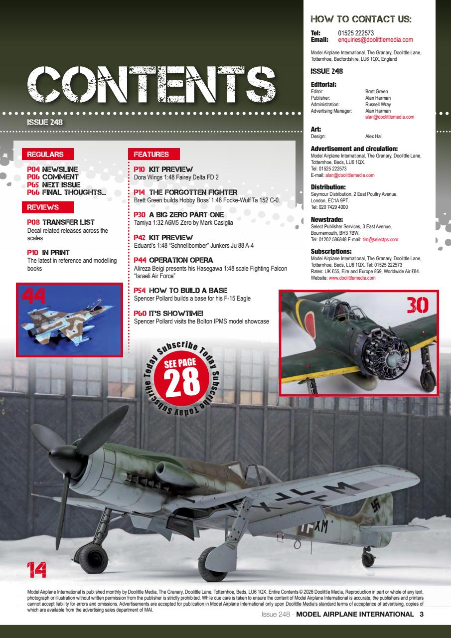 Model Airplane International Preview Pages