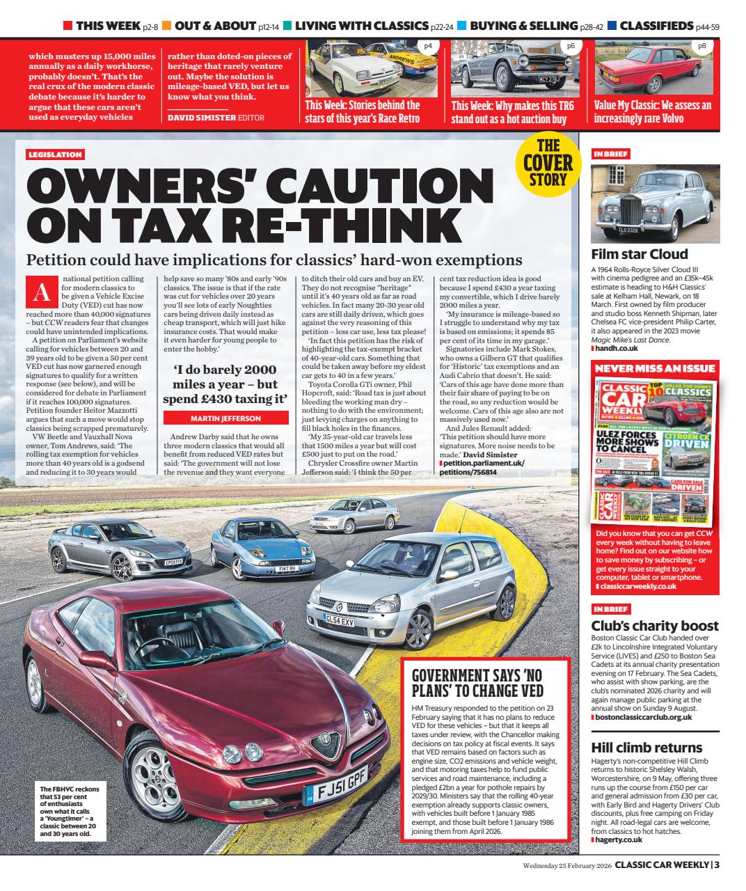 Classic Car Weekly Preview Pages