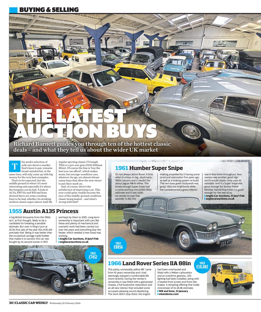 Classic Car Weekly Preview Pages