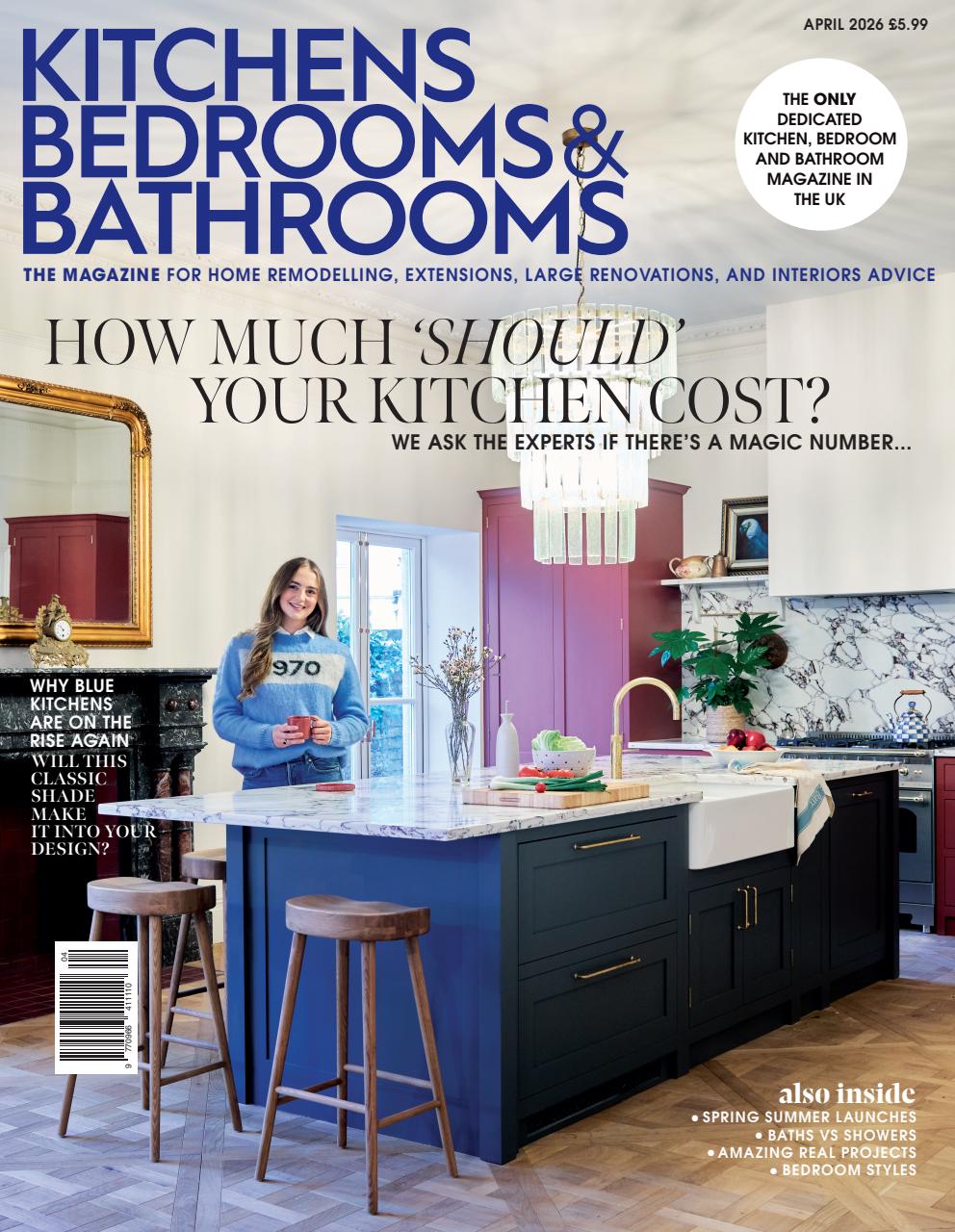 Kitchen Magazine Background Kitchens Bedrooms & Bathrooms magazine - April 2026 Back Issue