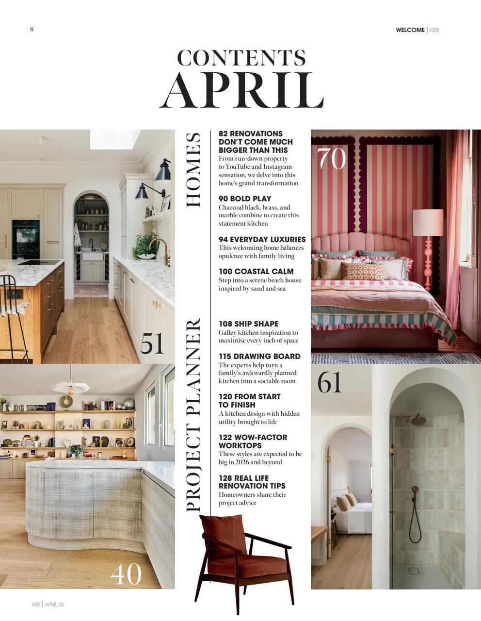 Kitchens Bedrooms & Bathrooms magazine - April 2026 Back Issue