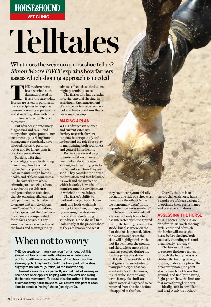 Horse & Hound Preview Pages