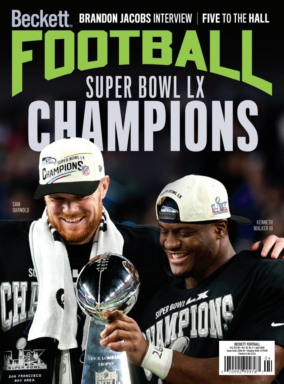 Beckett Football Magazine Preview Pages