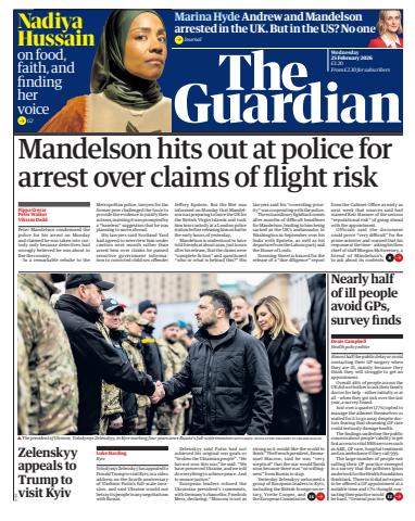 The Guardian Newspaper issue Wednesday, 25 February 2026