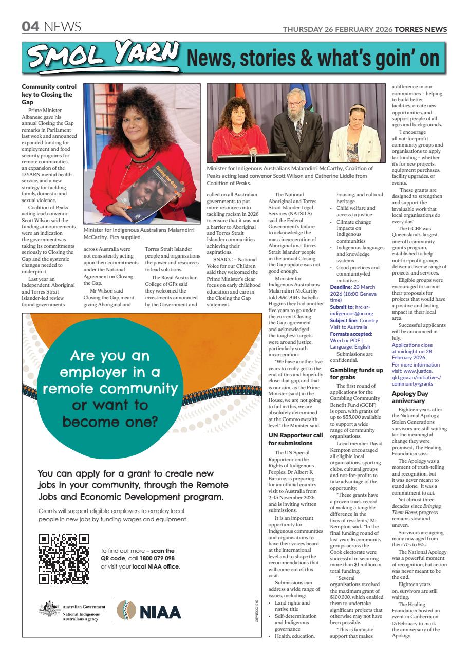 Torres News Preview Pages