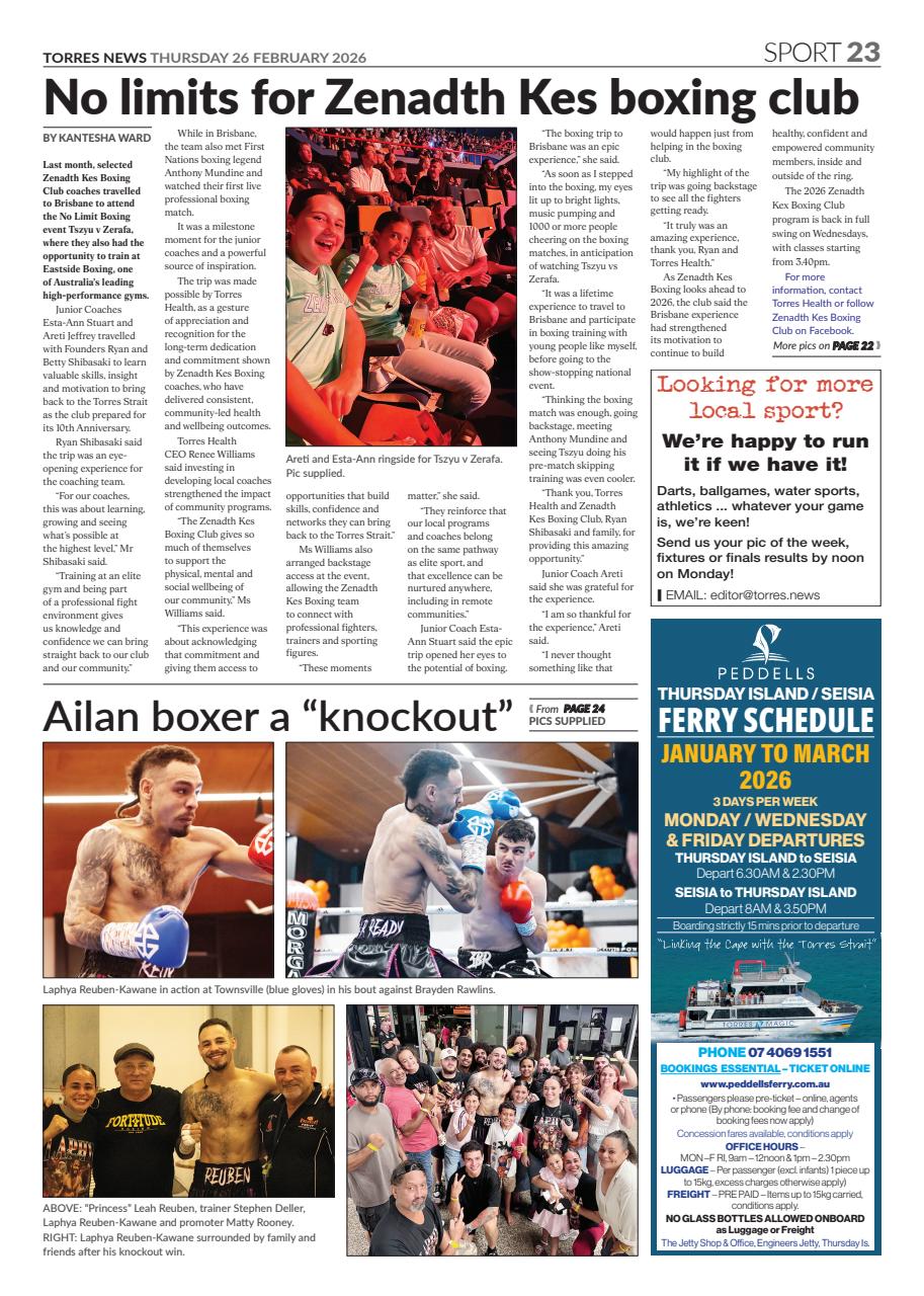 Torres News Preview Pages