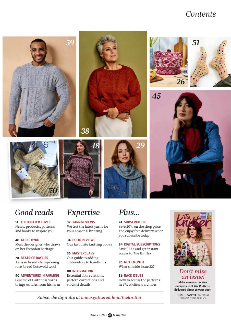 The Knitter Preview Pages