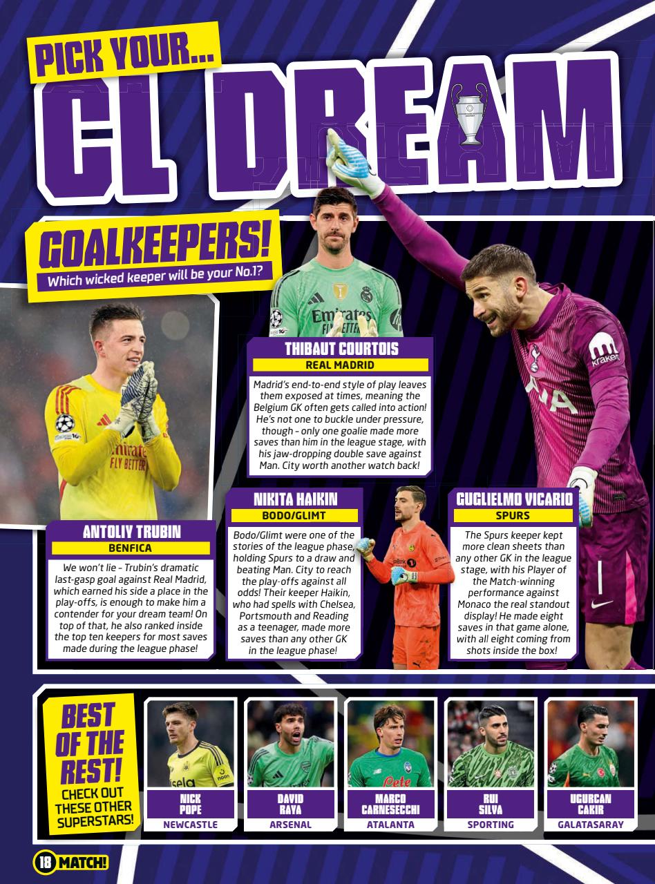 Match Preview Pages