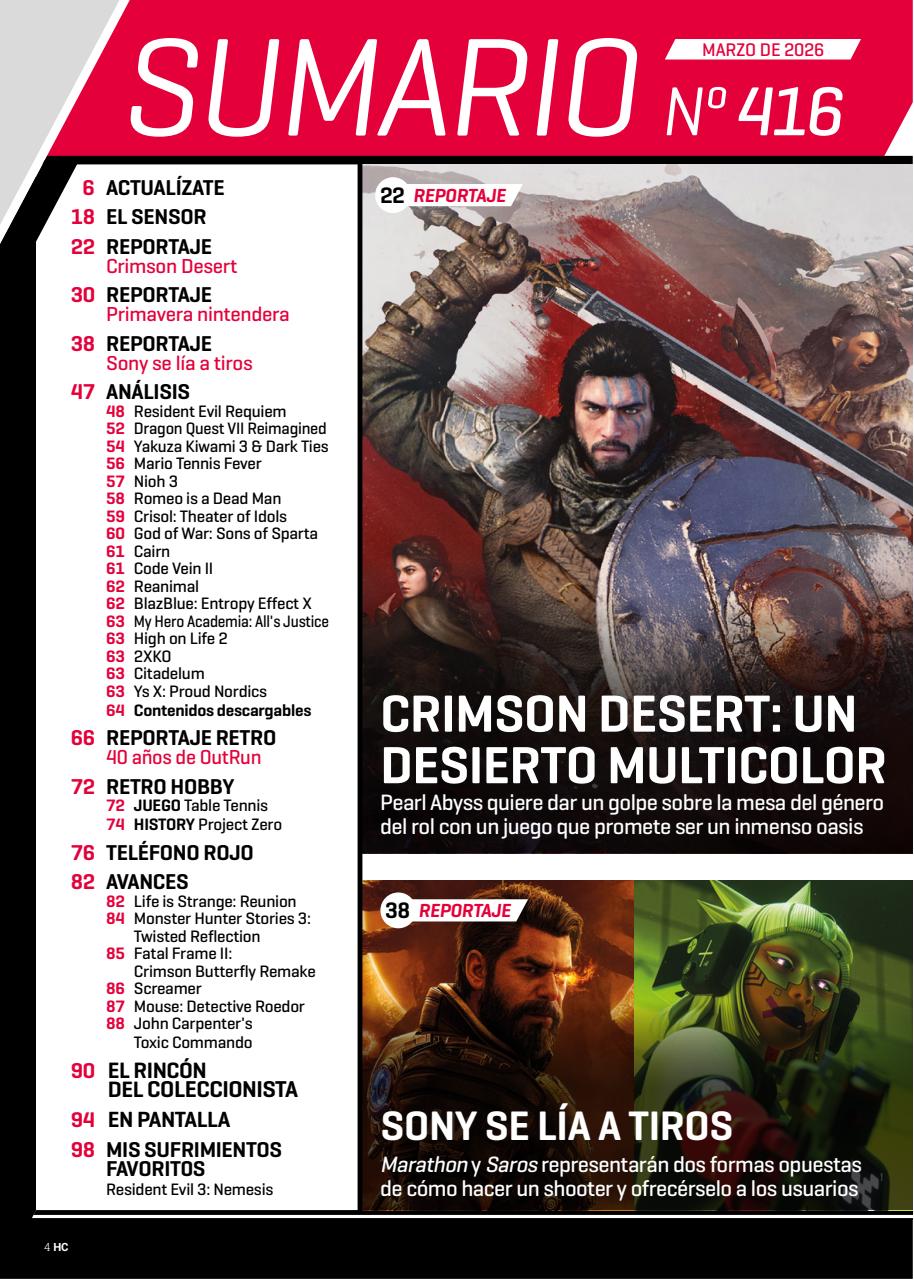 Hobby Consolas Preview Pages