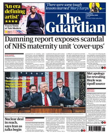 The Guardian Newspaper issue Thursday, 26 February 2026