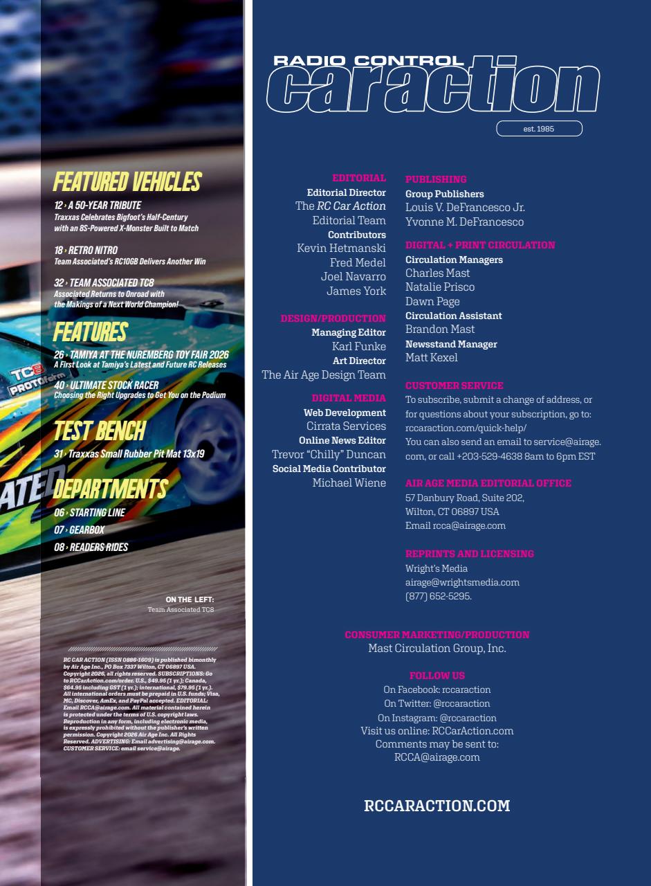 RC Car Action Preview Pages