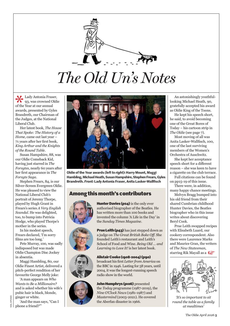 The Oldie Preview Pages