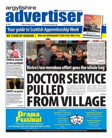 Argyllshire Advertiser issue Friday, February 27, 2026