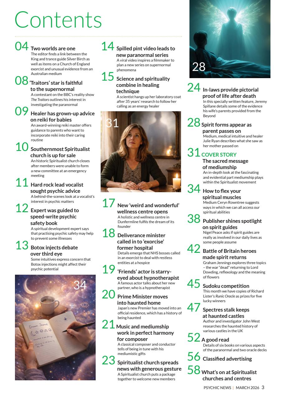 Psychic News Preview Pages