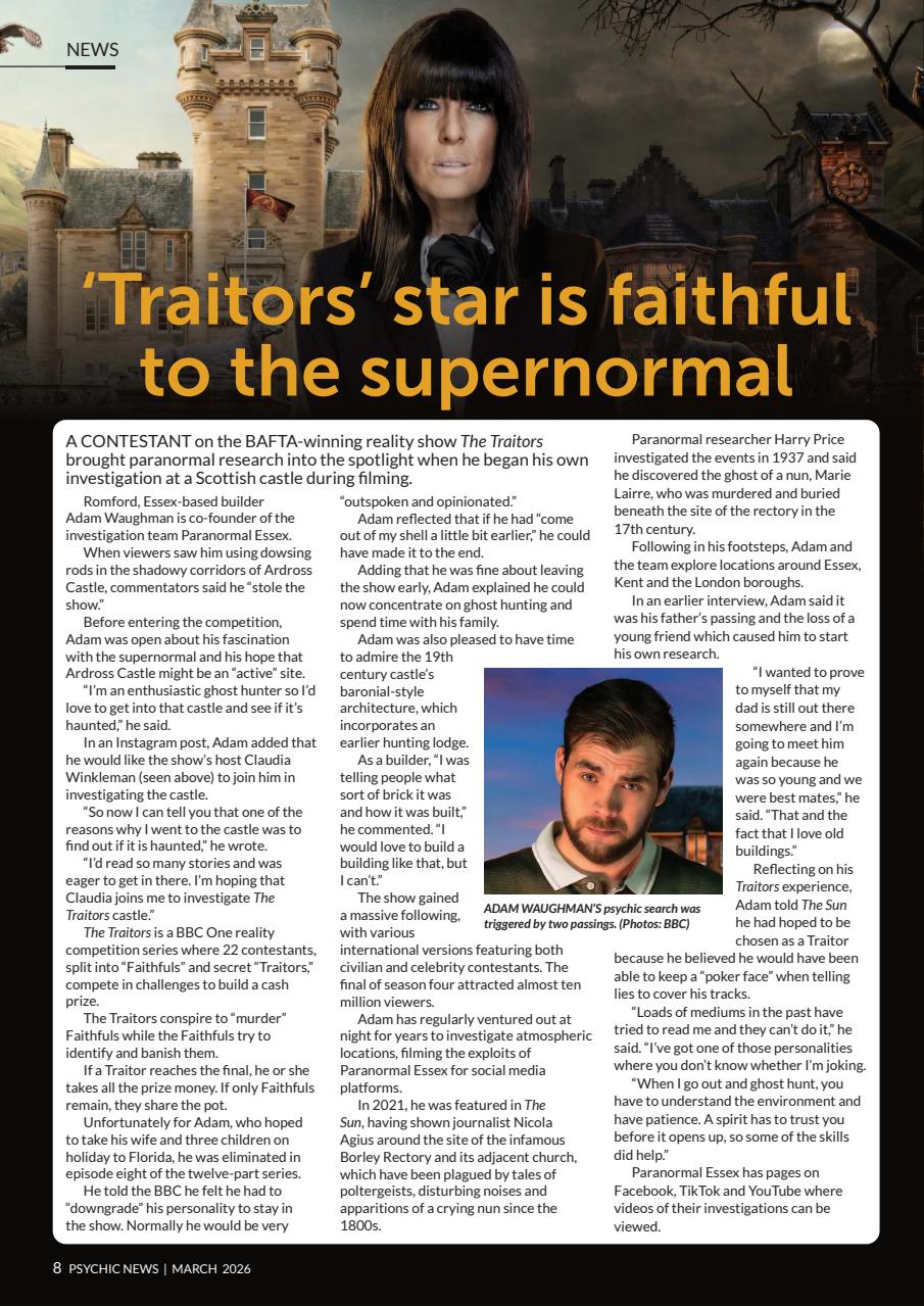 Psychic News Preview Pages